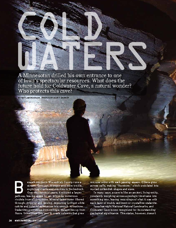 Cold Waters: Coldwater Cave