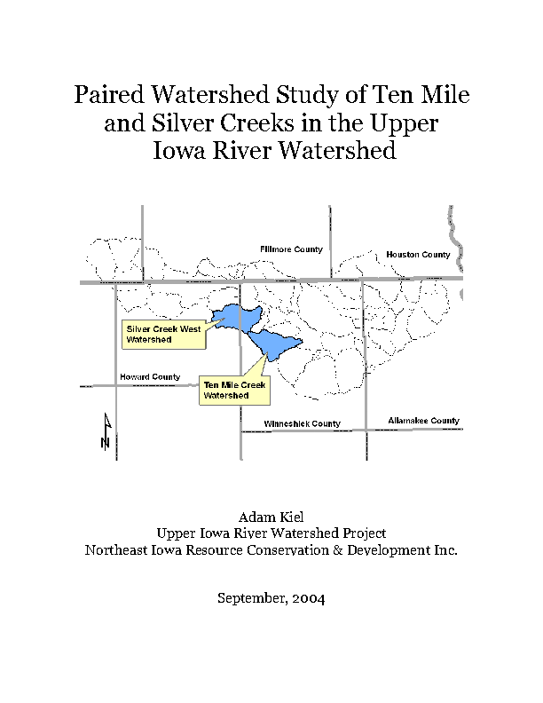 Paired Watershed Study of Ten Mile and Silver Creeks