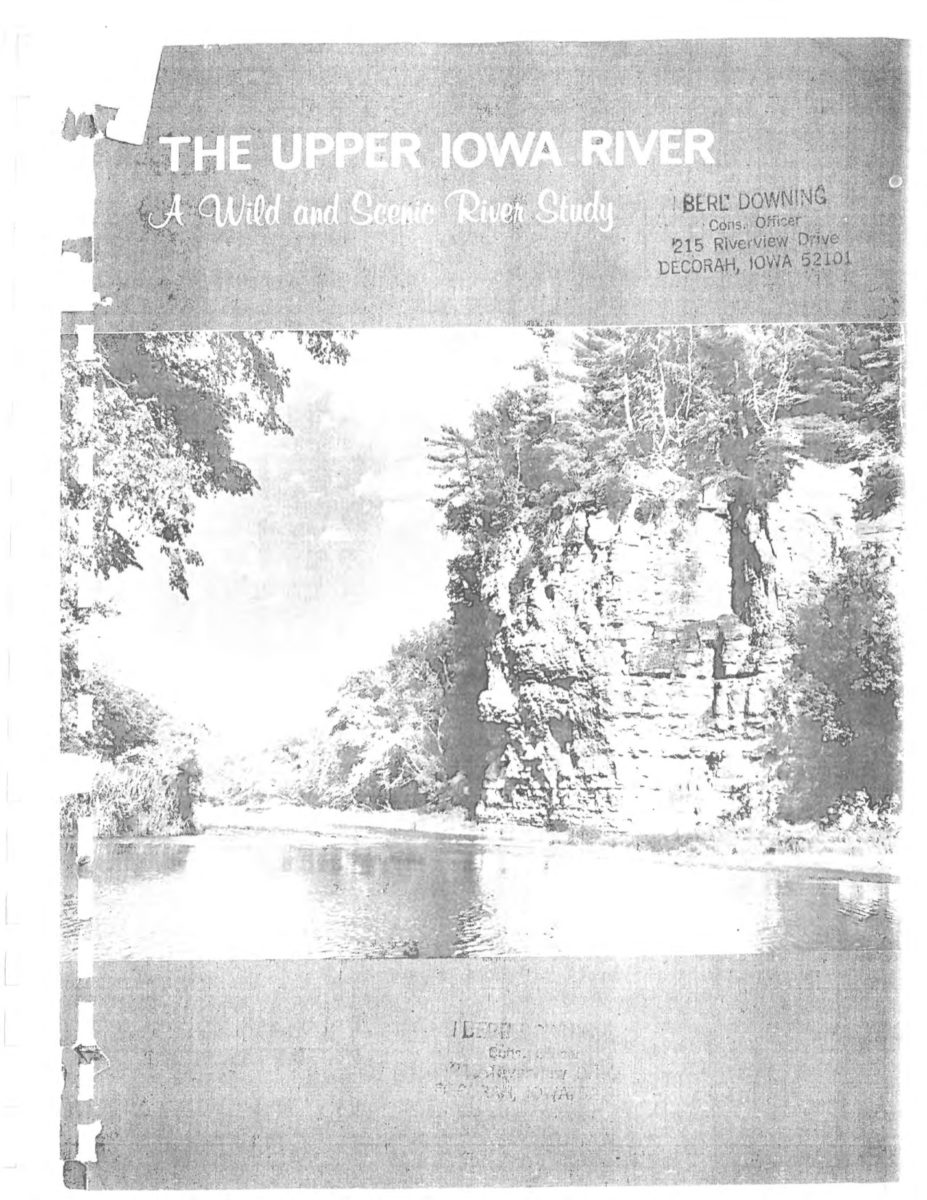 Upper Iowa River Wild and Scenic River Study